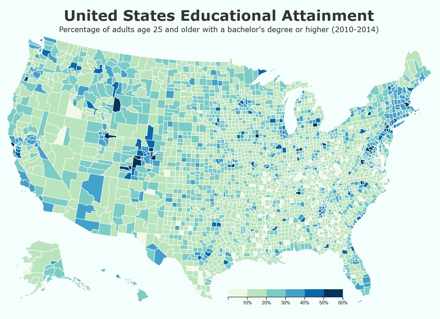 choropleth map